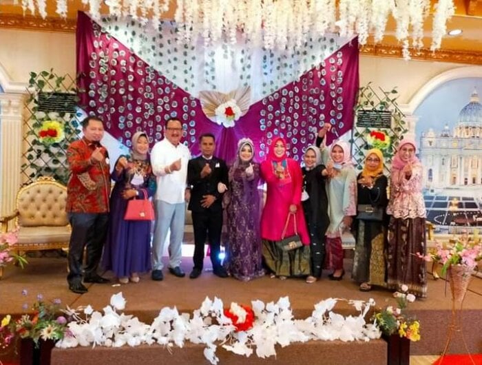 Pernikahan Bau Tenri Abeng dengan Raja Muhammad Hasbi (Facebook Ndi Ten / ist)