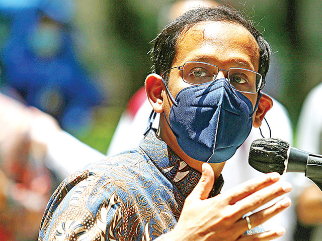 Mendikbud Nadiem Makarim (Jawa Pos/ist)