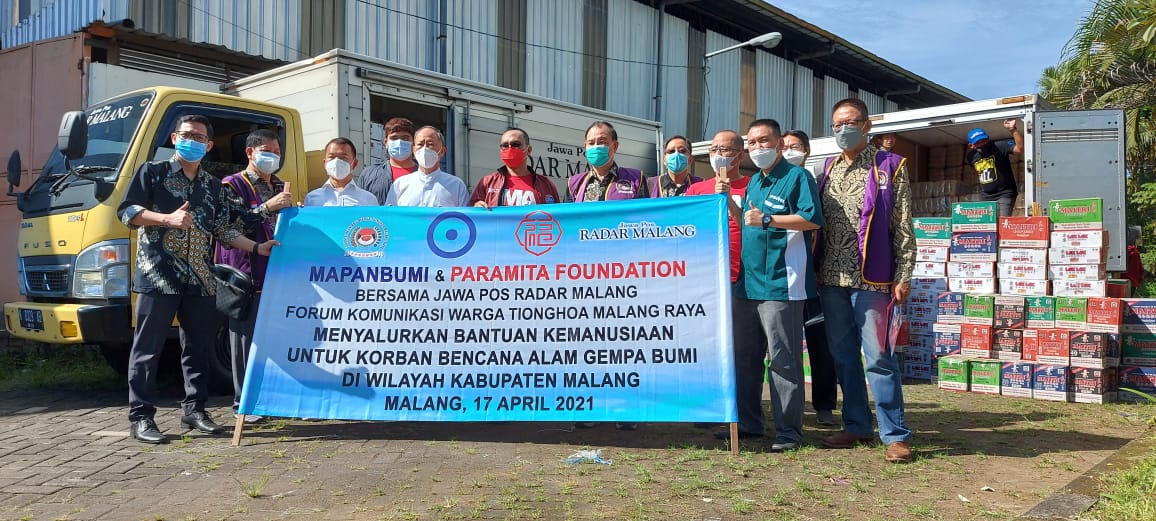 Tim yang akan menyalurkan bantuan ke korban gempa Malang selatan (Biyan Mudzaky / Radar Malang)