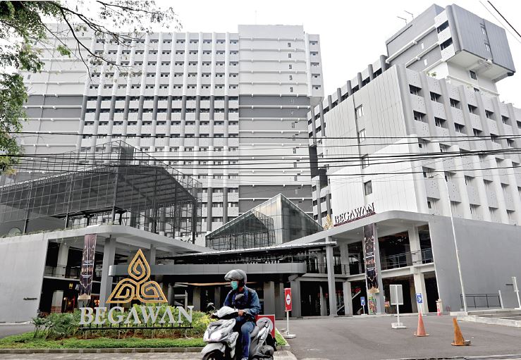 Apartment Begawan yang diprotes warga Tlogomas (Darmono / Radar Malang)