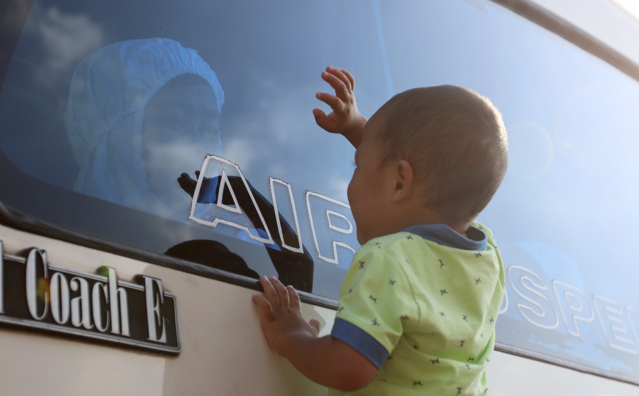 ILUSTRASI: Pemberangkatan calon jamaah haji (CJH) di Kota Malang  sebelum ada  pandemi Covid-19. (Dok/ Radar Malang)