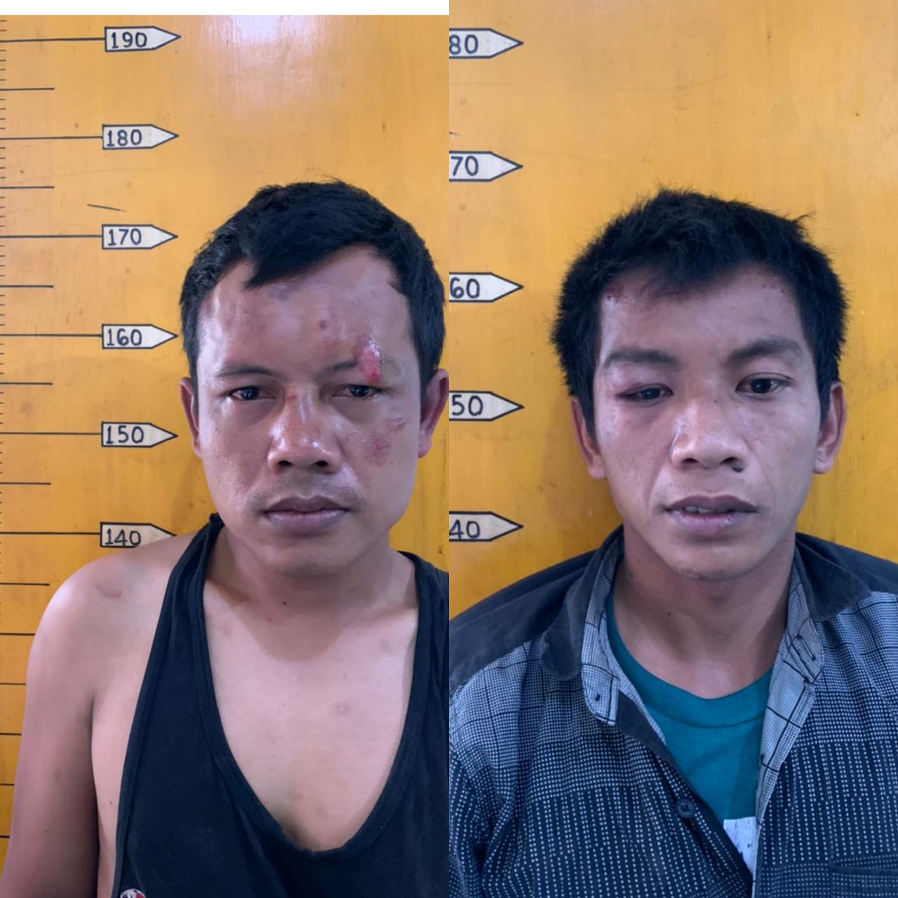 Dua maling yang aksinya berhasil digagalkan warga (ist)