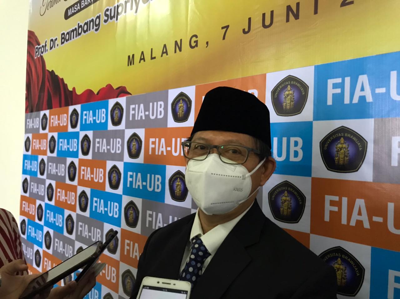 Dekan Fakuktas Ilmu Administrasi Universitas Brawijaya (FIA UB) periode 2021-2025, Andy Fefta Wijaya MSA PhD (Aditya / Radar Malang)