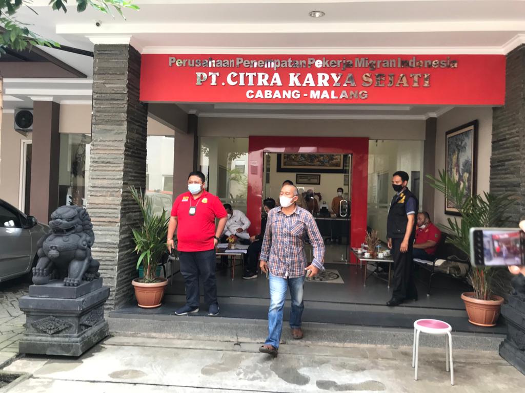 BLK LN PT Citra Karya Sejati (Aditya Novrian/Radar Malang)