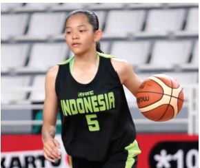 Faizzatus Shoimah menekuni basket sejak SMP. Dia suka basket karena dianggap seru. (dok pribadi/ist)