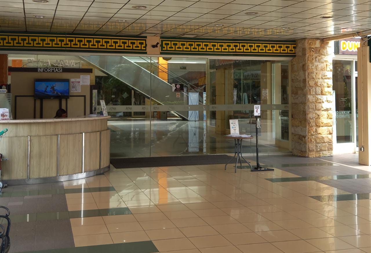 Ilustrasi salah satu mal di Kota Malang yang terpaksa tutup selama PPKM. (Andika/Radar Malang)