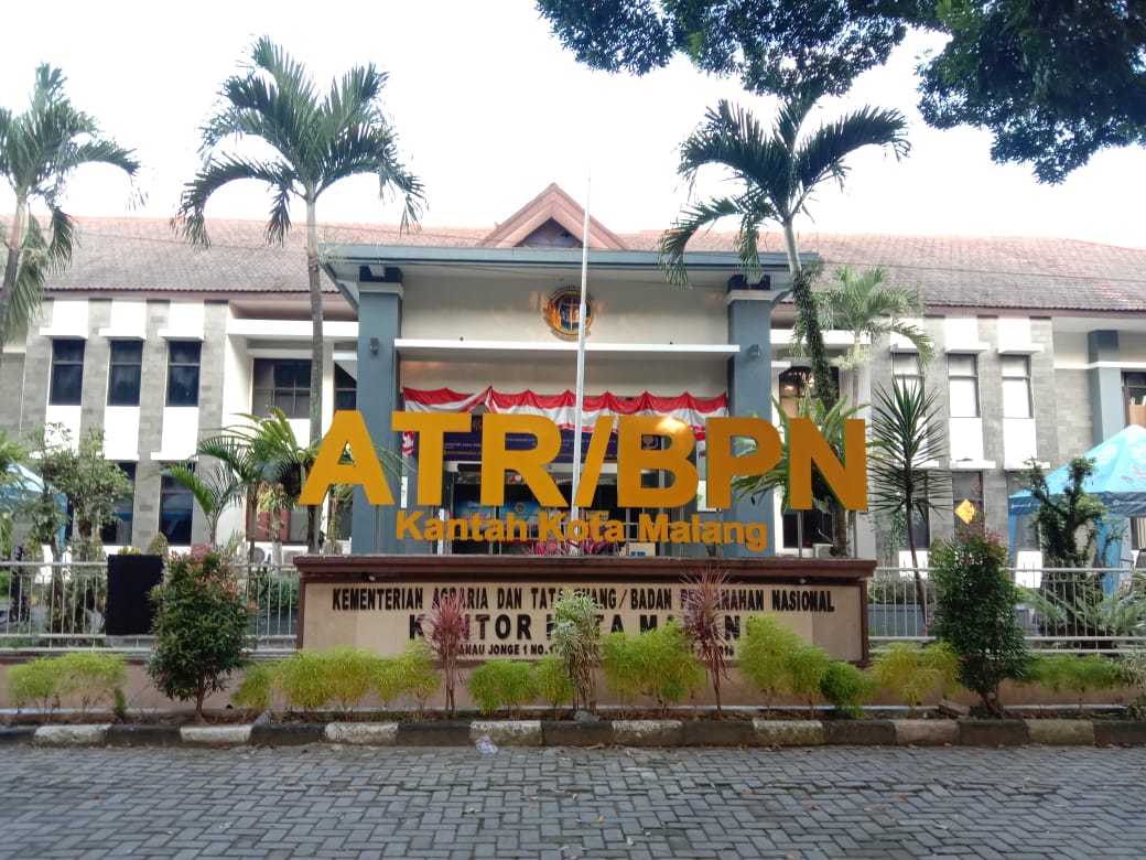 Kantor ATR/BPN Kota Malang (Mega Annisa/Radar Malang)