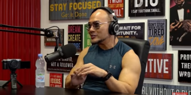Deddy Corbuzier (screenshot Youtube/ist)