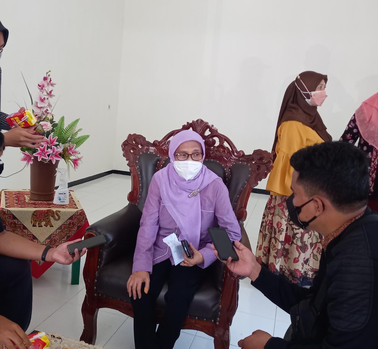 Kepala Dinsos-P3AP2KB Kota Malang, Penny Indriani (Andika Satria/Radar Malang)