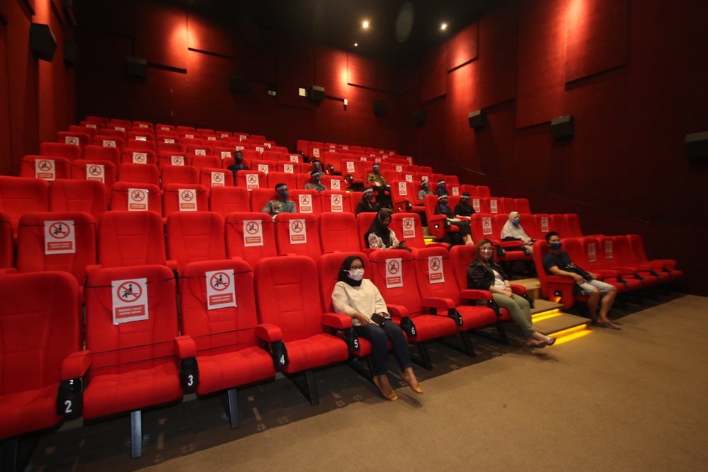 Ilustrasi nonton di bioskop (dok jprm)
