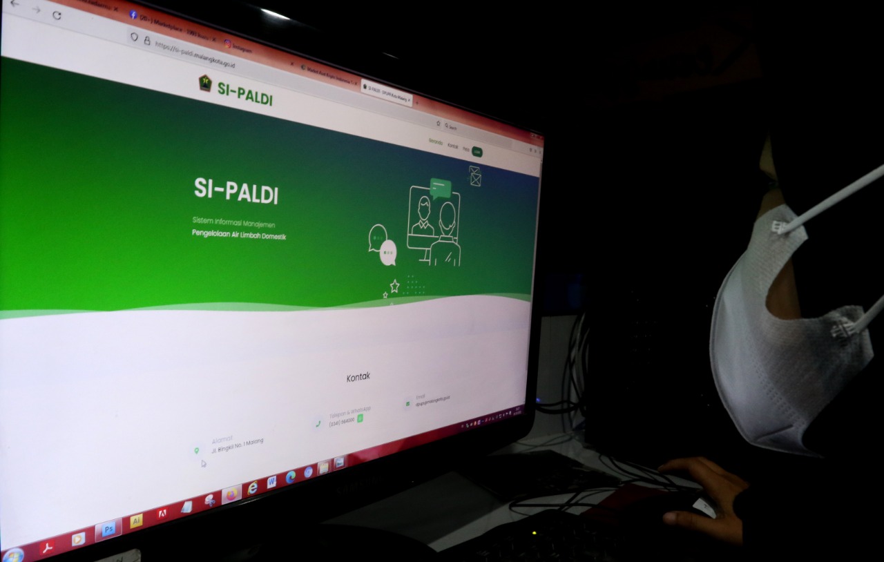 Si-Paldi, rancangan DPUPRKP Kota Malang lolos dalam seleksi Inotek Award Jawa Timur Tahun 2021.  (Darmono/Radar Malang)