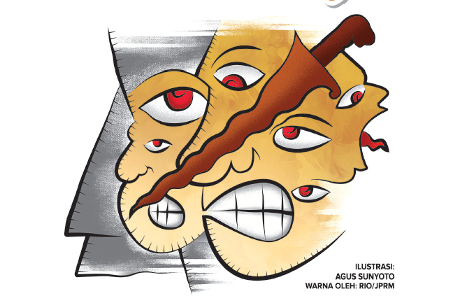 Ilustrasi Cerpen Jimat Agus Sunyoto.