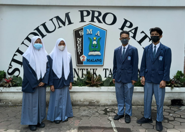 Tim riset SMAN 2 Malang berhasil meraih medali emas di ISIF 2021. (ist)