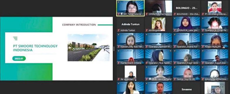 BERI WAWASAN: Mahasiswa prodi Sastra Cina FIB UB mengikuti virtual job fair(SASTRA CINA FIB UB FOR RADAR MALANG)