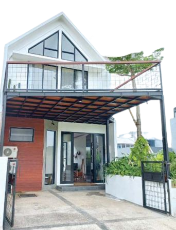 MODEL KEKINIAN: Desain rumah di Batu Panorama menawarkan konsep kekinian dengan minimalis minimalis modern.
