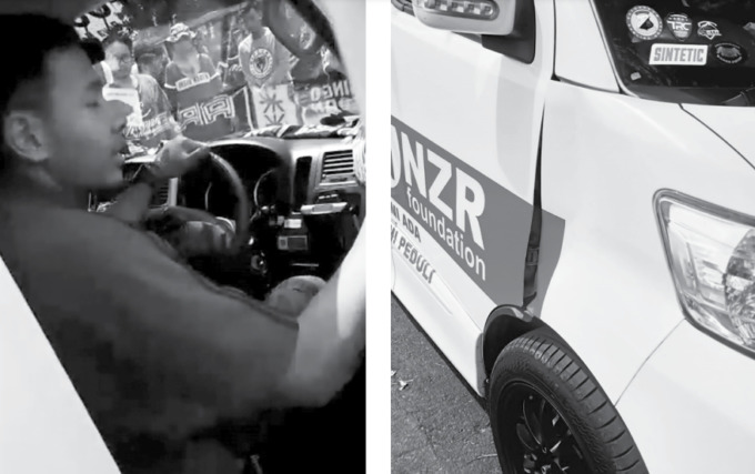 MALAH JADI KORBAN: Petugas ambulans M. Nauval Akbar menjadi korban pemukulan saat mengevakuasi orang jatuh dari pikap di Stadion Kanjuruhan, Kepanjen, Kabupaten Malang (11/8). Mobil ambulans yang dia kemudikan juga mengalami kerusakan. (HANIFUDDIN MUSA/RA