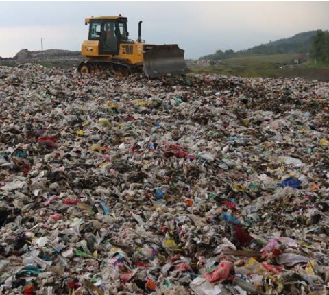 Ilustrasi Pengelolaan Sampah di TPA Supit Urang
