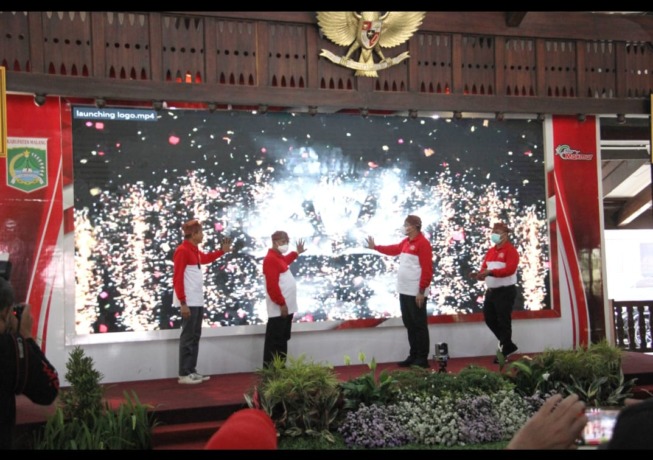 LAUNCHING: Dalam rangka menyambut Hari Jadi, Logo HUT Ke-1262 Kabupaten Malang reami di-Launching Bersamaan dengan Peringatan Haornas Jumat (9/9) lalu.