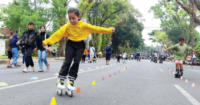 CFD KEPANJEN: event yang bakal digelar rutin, Pemkab Malang tengah mematangkan rencana menggelar car free day (CFD) Kepanjen.