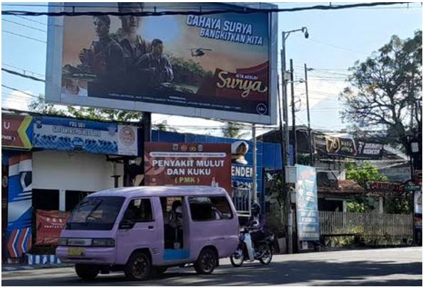 TITIK BARU: Di pertigaan Pendem ini rencananya akan dipasang kamera ETLE untuk memantau arus lalu lintas. (AFIFAH RAHMATIKA/RADAR BATU)