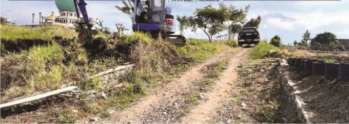 PECAH KEMACETAN: Jalan tembus yang menghubungkan Kelurahan Sisir­Desa Pandanrejo ini akan terus dikebut tahun ini. Jika sudah jadi diprediksi mampu mengurai kemacetan di dalam Kota Batu. (ALIFIANI/RADAR BATU)