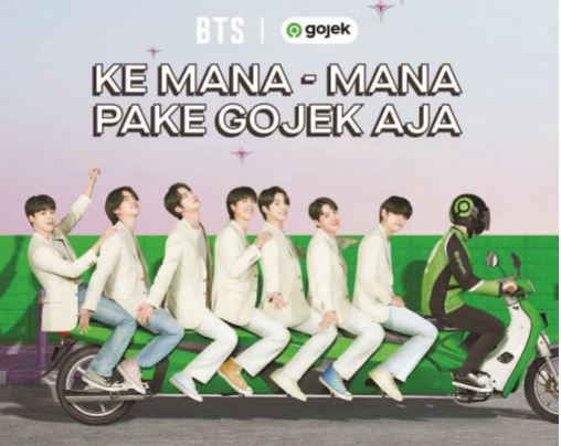 SERU: Gojek dan BTS menghadirkan program baru yang disambut antusias pengguna platform on-demand terdepan di Asia Tenggara. (GOJEK FOR RADAR MALANG)