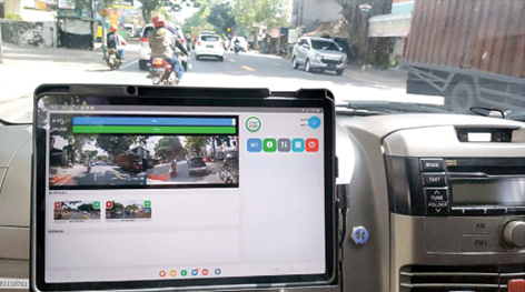 BUKTI: Mobil INCAR milik Polresta Malang Kota merekam pelanggaran lalu lintas di Jalan Tumenggung Suryo pada 15 Oktober 2022 lalu. (POLRES MALANG KOTA FOR RADAR MALANG)