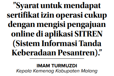 Opini Kepala Kemenag Kabupaten Malang