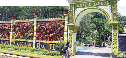 JEJAK KAMPUNG: Di sekitar Makam Klaseman dulunya banyak ditumbuhi pohon asam dengan ukuran besar.