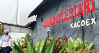 PEDULI LINGKUNGAN: Salah satu RT di Kacuk kini menyandang predikat sebagai Kampung Lestari.