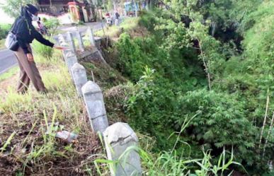 TERSEMBUNYI: Lokasi goronggorong atau gurung-gurung yang menjadi cikal bakal nama Kampung Urung-Urung di Kelurahan Bakalan Krajan, Kecamatan Sukun, Kota Malang.