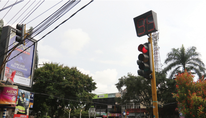 ANTISIPASI MACET: Jalan Raya Dieng termasuk salah satu lokasi yang membutuhkan ATCS untuk mengatur lalu lintas.