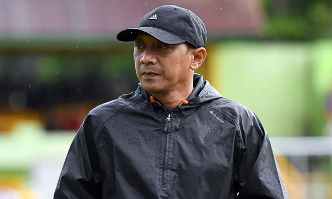 PELATIH : I Putu Gede menggantikan Javier Roca sebagai pelatih kepala Arema FC. (Instagram PSMS)