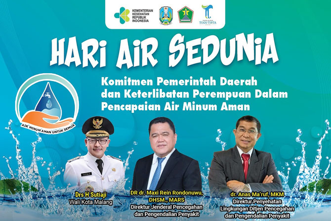 Hari Air Sedunia 2023 di Car Free Day Ijen, Minggu 19 Maret 2023.