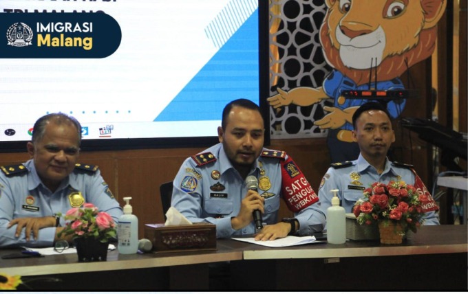 Rapat koordinasi yang dilakukan Kantor Imigrasi kelas I TPI Malang bersama stakeholder membahas Musim Haji 2023, tadi pagi