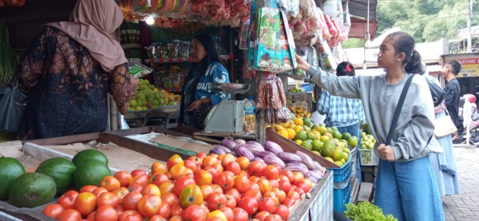JUJUKAN: Pasar Dewi Sri Pujon jadi jujukan wisatawan.