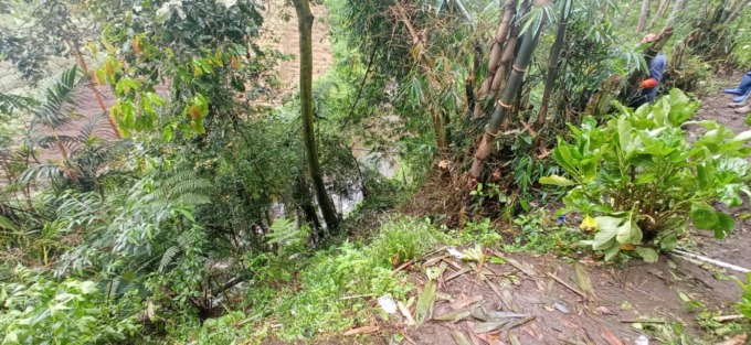 TITIK AWAL: Warsito diduga hilang di dekat pohon bambu di kawasan Coban Talun.