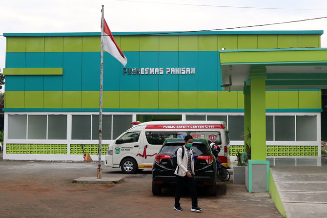 BARU : Puskesmas Pakisaji menempati lokasi baru di bekas kantor Dinas Ketahanan Pangan. (Darmono/Radar Malang)