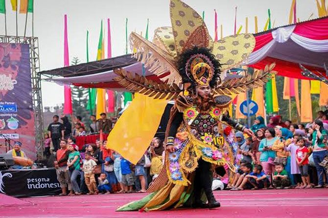 ACARA : Malang Flower Festival yang dihelat Pemkot Malang bersama Radar Malang. (istimewa)