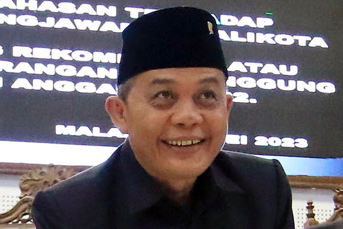 KETUA : I Made Riandiana Kartika. (Suharto/Radar Malang)