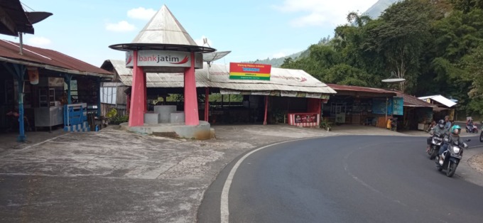 SEPI; Kawasan wisata kuliner Payung kini semakin sepi.