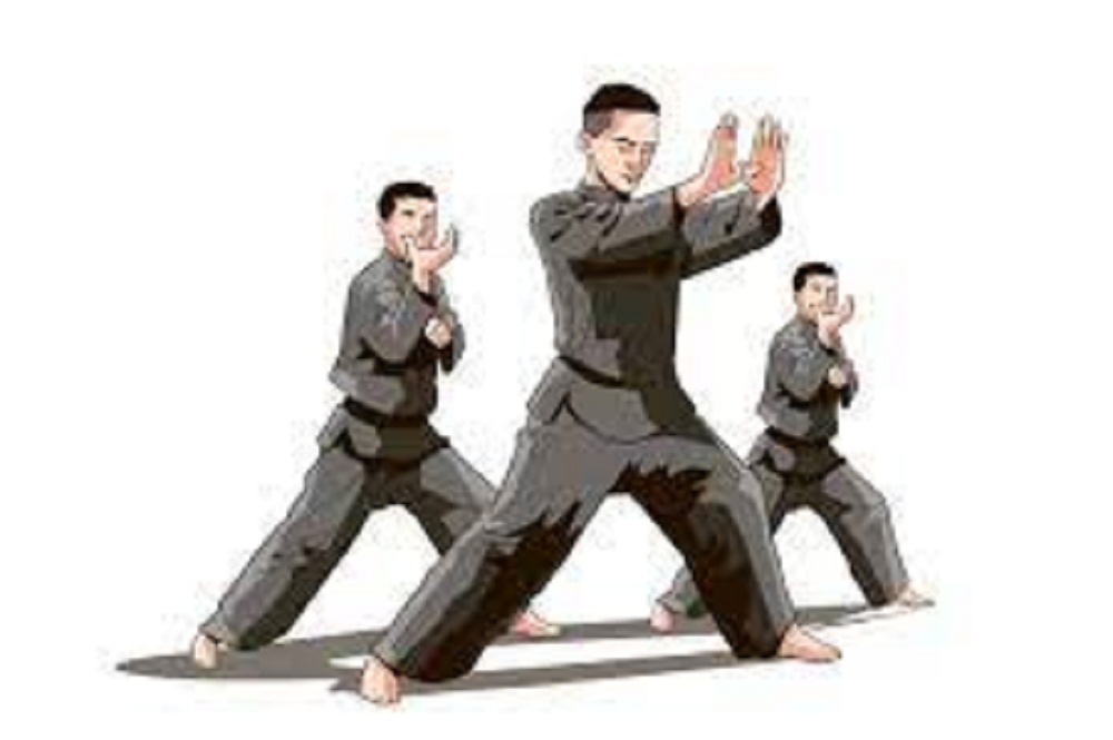Ilustrasi pesilat.