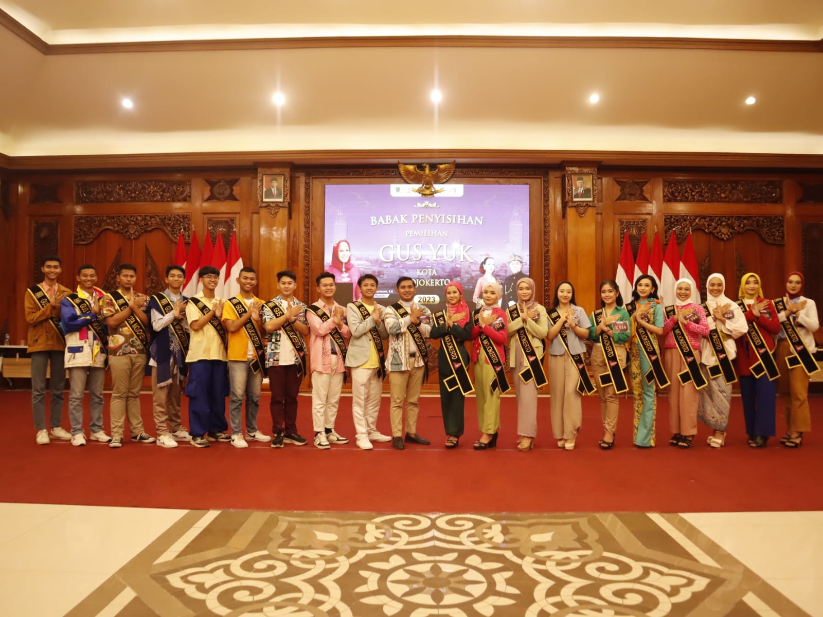 DUTA WISATA: Finalis Gus Yuk bakal menjadi duta wisata yang mengenalkan potensi Kota Mojokerto kepada khalayak ramai.