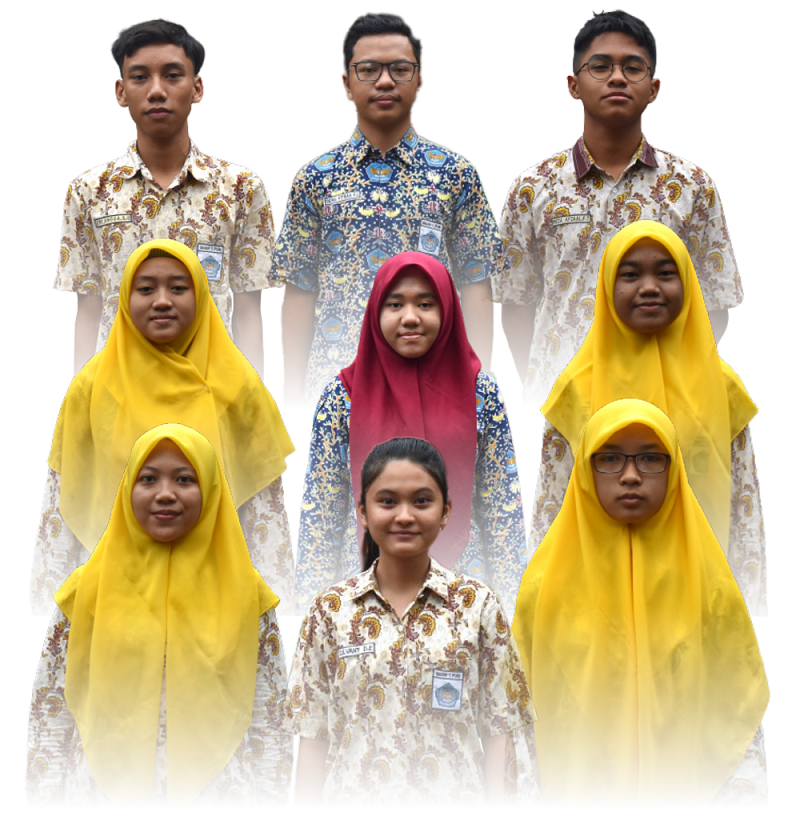 AKADEMIK: Deretan pelajar SMAN 1 Puri berhasil meraih kejuaraan OSNK se-Mojokerto Raya.