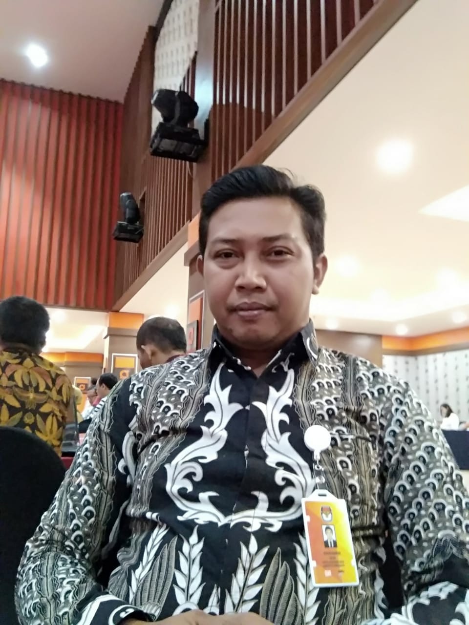 Ketua KPU Kabupaten Mojokerto Muslim Bukhori.