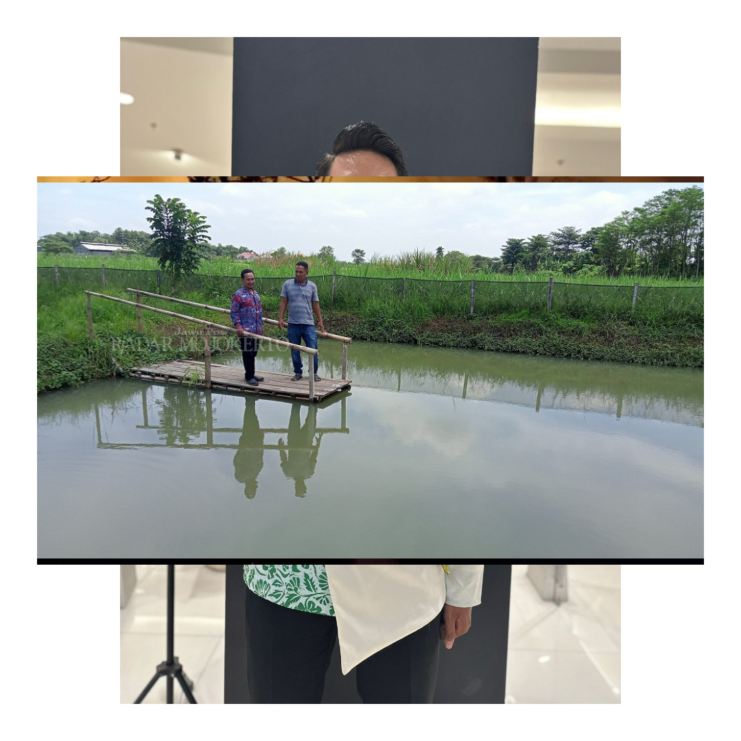 UNTUK RAKYAT: Kolam budi daya ikan air tawar yang tengah digeluti pemdes Ngingasrembyong di atas lahan nonproduktif membuahkan hasil. Kini pemdes mulai merintis pembuatan sapu ijuk dengan berdayakan l