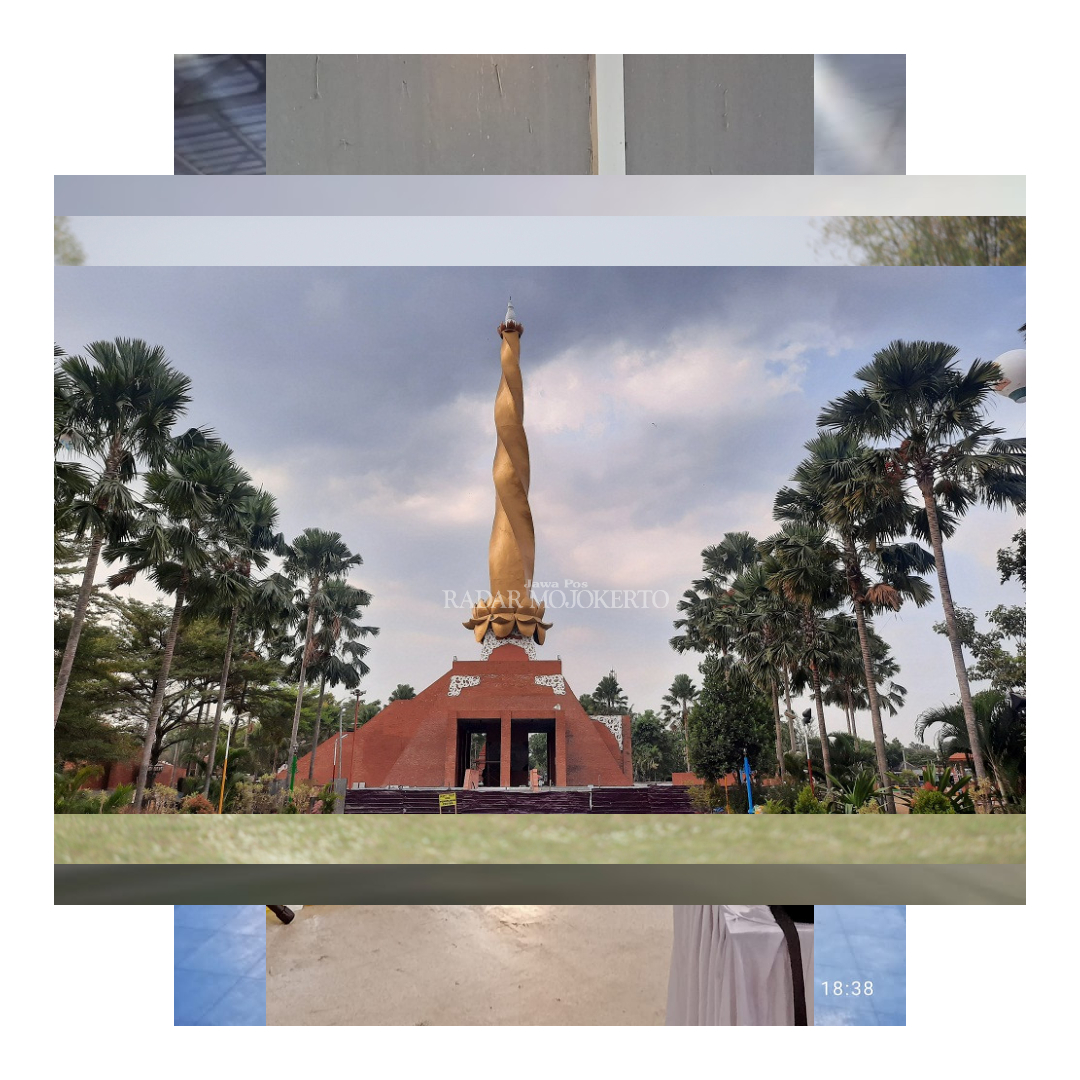 BERSEJARAH: Alun-Alun Wiraraja yang menjadi lokasi penyerahan kedaulatan  kemerdekaan RI di wilayah Mojokerto dari Belanda.