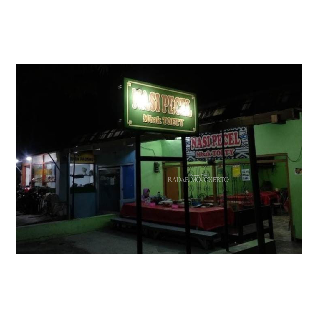 Nasi Pecel Mbak Toety di Jalan Bhayangkara, Kota Mojokerto