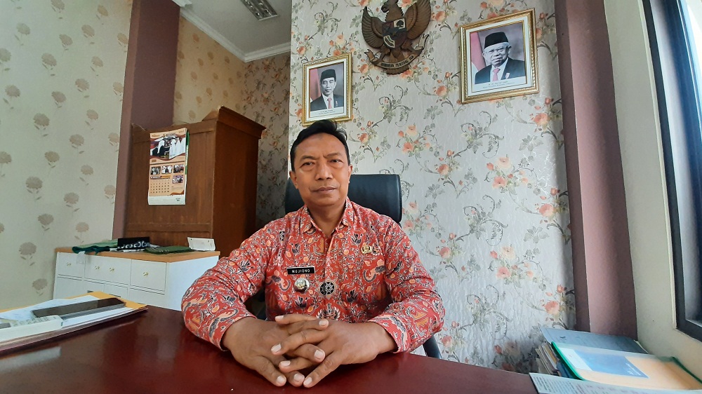 Camat Trowulan Kabupaten Mojokerto Mujiono.
