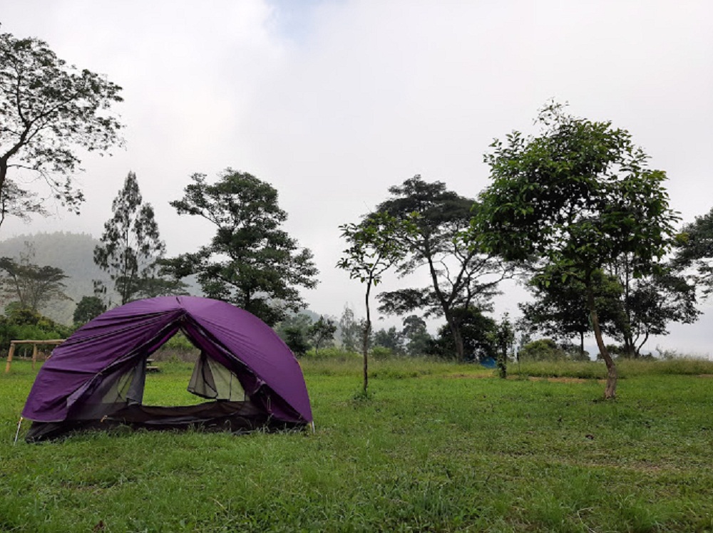 Wisata Camping Krapyak melewati 400 lebih anak tangga dam Makam Krapyak (Sunan Pangkat).